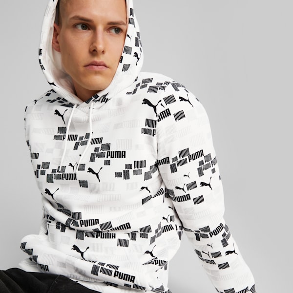 Logo pullover on sale hoodie
